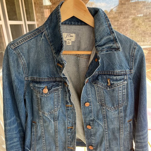 J.Crew Womens Denim Jacket Jean Jacket S - Picture 1 of 3
